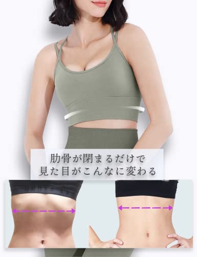 Kusumi スポーツブラ 揺れない ヨガウェア トップス カップ付き ジニエブラ ナイトブラ バッククロス スポブラ おしゃれ レディース ハイサポート バストアップ の商品画像 2