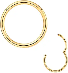 Piercing Argola Click Lisa em Titânio