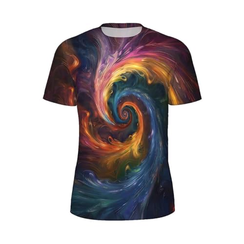 Rooster Blue Tribal Paint T-Shirts for Men Boys Crew Neck 3D Printed Graphic Short Sleeve Tees Shirt