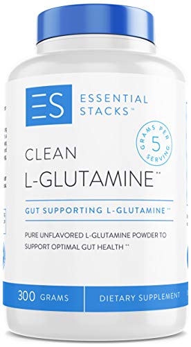Essential Stacks Clean L-Glutamine Powder - Designed for Optimal Gut Health - Pure