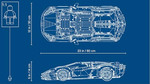 Technic Lamborghini Sián FKP 37, Kit Modellino di Auto Sportiva per Adulti, Idea Regalo Esclusiva per Uomo o Donna, Set Avanzato Macchina da Corsa da Collezione 42115 - Lego - Immagine 2