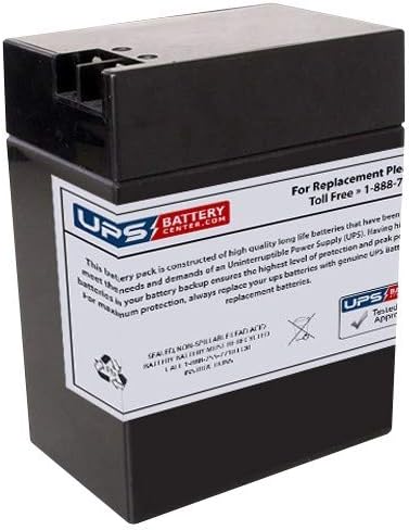 Exide ES12-6000 6V 12Ah Powerfit Compatible Replacement Battery by UPSBatteryCenter