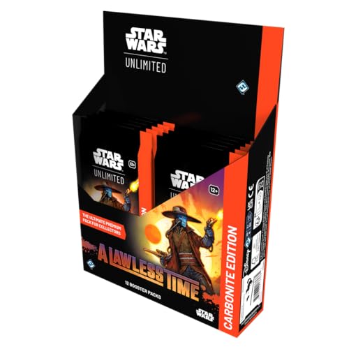 Asmodee Star Wars: Unlimited TCG A Lawless Time CARBONITE BOOSTER DISPLAY - Carte varianti premium tra cui Hyperspace, Showcase & carte Prestige esclusive, età 12+, 2+ giocatori, 20 minuti di gioco