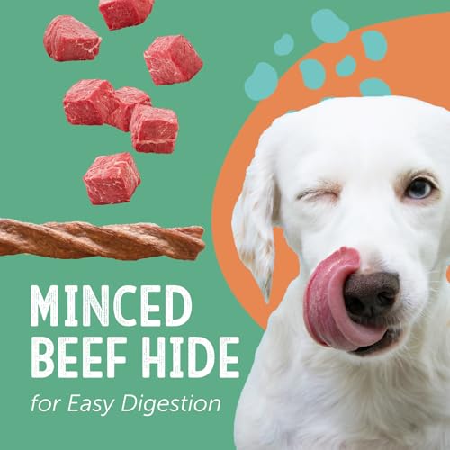 Dental-Chews-Twisted-Sticks-for-Medium-Dogs-Natural-Scrubbing-Action-to-Fight-Plaque-and-Tartar-While-Refreshing-Your-Dogs-Breath-5-Sticks-Chicken Dental Chews Twisted Sticks for Medium Dogs Natural Scrubbing Action to Fight Plaque and Tartar While Refreshing Your Dogs Breath 5 Sticks Chicken