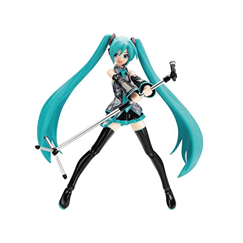 Alertkid Hatsune Miku Singing Microphone Version Figure Variety Of Accessories Exquisite Boxed Movable Joints 5.9Inch #TOP1
