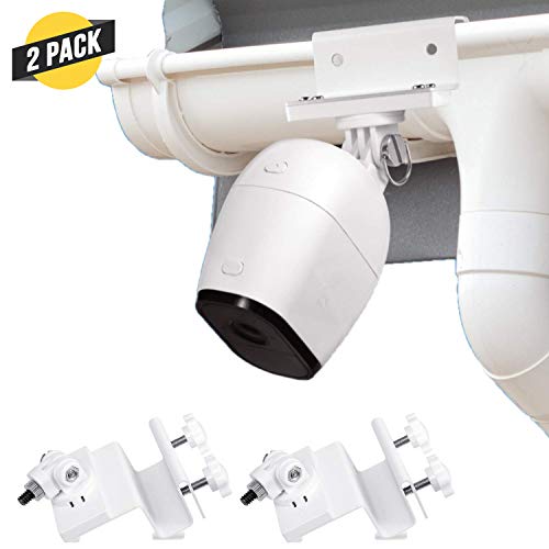 Wasserstein Weatherproof Gutter Mount Compatible with Arlo Ultra, Pro, Pro 2, Pro 3