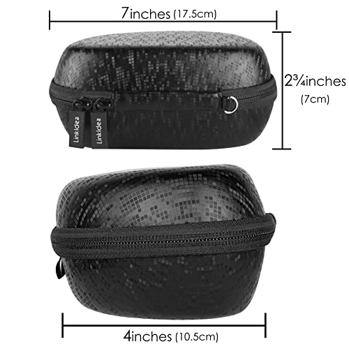 Linkidea Headphone Carrying Case Compatible With Beat Solo3.0, Solo2.0, Solohd Wireless On-Ear Headphones Case, Protective Hard Shell Travel Bag With Cable, Charger Storage (Black) #TOP3