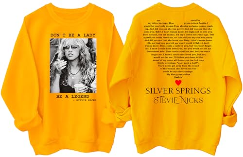 Sudadera Don'T Be A Lady Be A Legend, sudadera Ste.vie nic.ks, sudadera Don'T Be A Lady Be A Legend, amarillo, XXL
