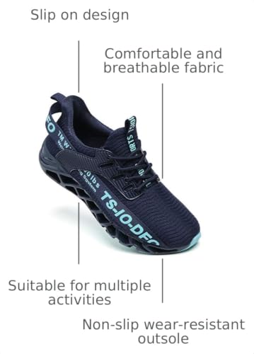 Image of FRSHANIAH Men Athletic Shoes Breathable Running Shoes Non-Slip Fashion Sneakers