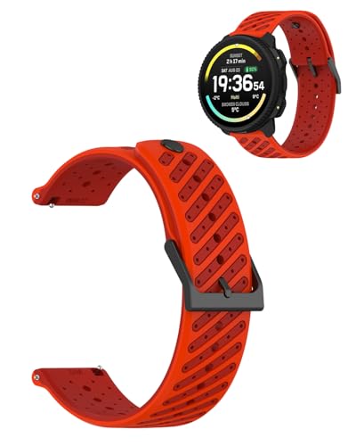 YAJOJO(���W���W��) SUUNTO Vertical 2 �X�|�[�c�E�H�b�`�p�o���h �X�|�[�c�N�C�b�N�����[�X�V���R���o���h ���߉\�ȃ��X�g�o���h �ʋC����������K �\�t�g�Ōy�ʂȌ����p�X�g���b�v �I�����W