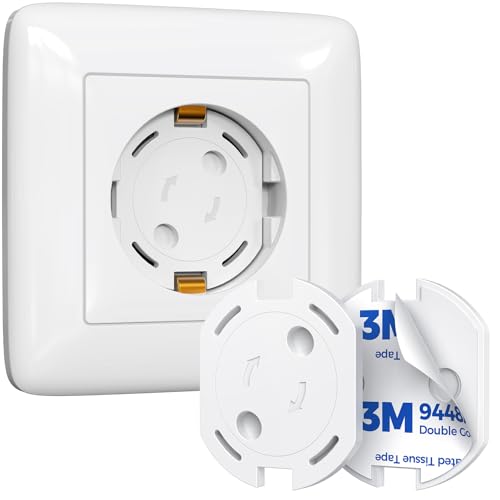 Peakally Steckdosen Kindersicherung 25 Stück, Verbesserte Dünne...