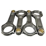 M111 Rifle Drilled I-Beam Forged Connecting Rods Compatible with Mercedes Benz Suit VQ35DE Piston (Color : Without Bolts)