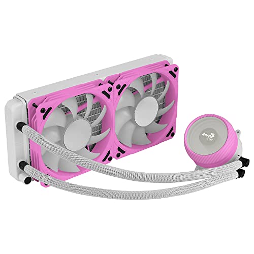 Image of AeroCool MIRAGEL240PK, Kit Watercooling Mirage L240 RGB (Blanc)