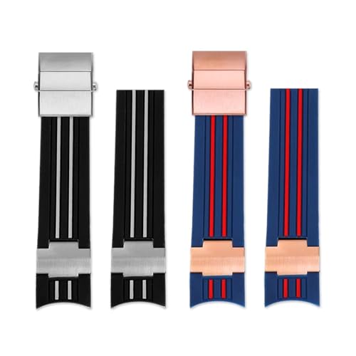 Bracelet montre 22mm caoutchouc compatible Ulysse Nardin Diver 263 - 7