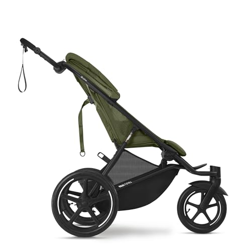 CYBEX Gold AVI SPIN Kinderwagen, Ab Geburt bis ca. 4 Jahre, Max. 111 cm und 22 kg, City-, All-Terrain-Kinderwagen, Moss Green