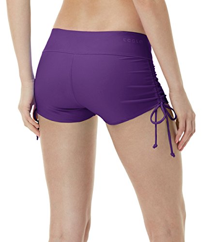 image for TSLA Women's Swim Shorts, Quick Dry Water Beach Board Short, Tankini B