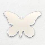 specchi a forma di farfalla prezzi  Super Cool Creations Specchi a Forma di Farfalla con Ali Lunghe, 20 x 14 cm