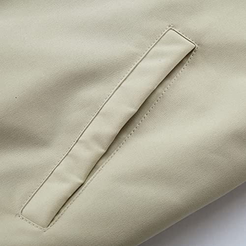 Mens Us Size Winter Coats Male Autumn And Winter Windproof Zipper Stand Collar Multi Pockets Long Sleeve #TOP4