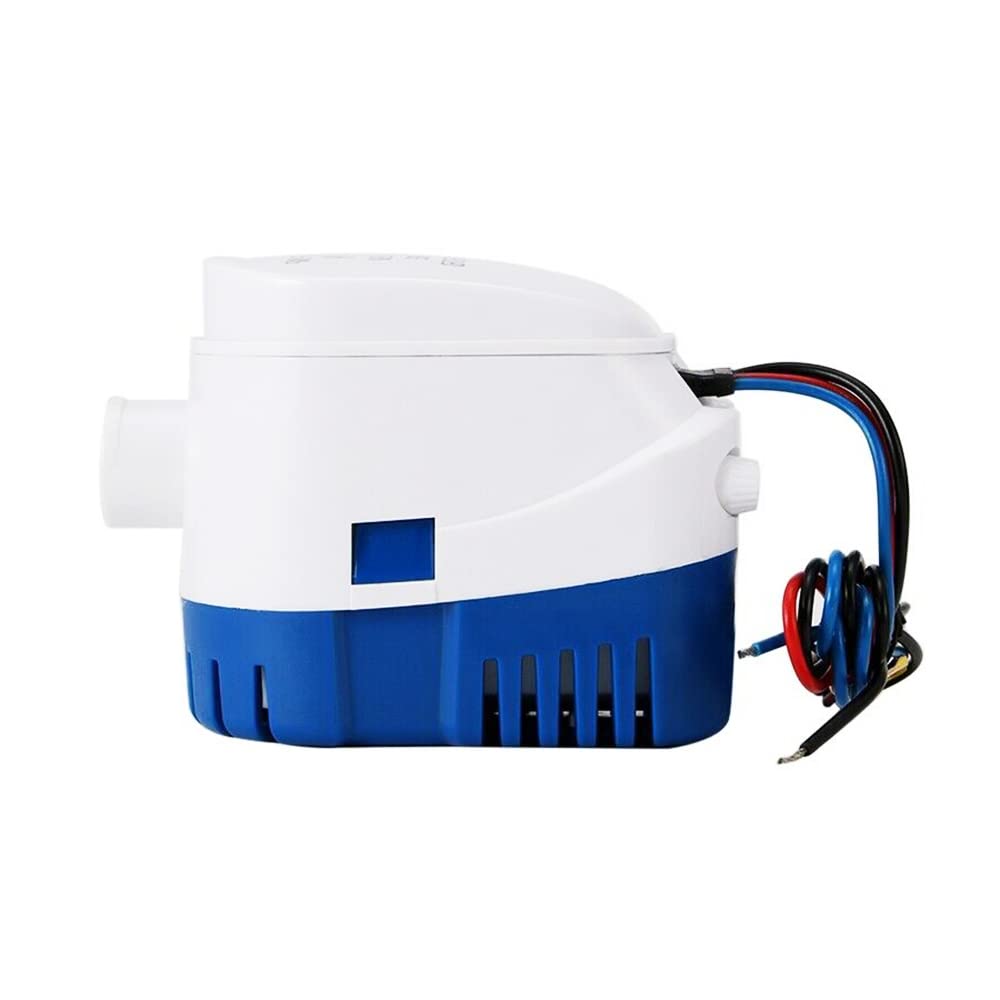 VOANZOPompa di sentina 12 V automatica con interruttore a galleggiante -1100 GPH/70 LPM per barche, stagni, piscine