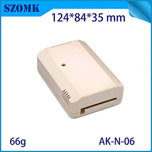 Wiring Connecting Terminals - Plastic Enclosure Black Color and White PCB Size 112x84x38mm Project Box Outlet Power Supply abs for DIY PCB case for szomk electri