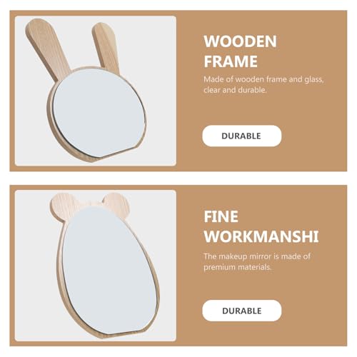 Ipetboom set de espejos de maquillaje de escritorio 2 pcs miniatura 6