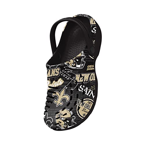 Image of FOCO Arizona Cardinals NFL Mens Historic Print Clog with Strap