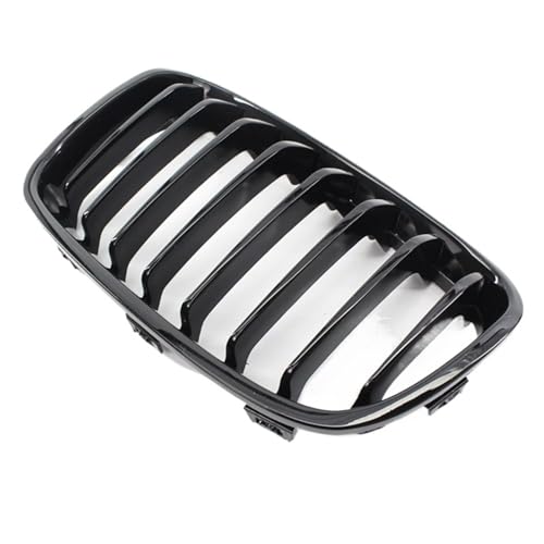Jasna czarna przednia kratka nerkowa do BMW F20 F21 1 Series 2011-2014 QIXINDGYH