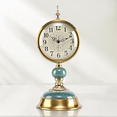 BRONVIA amusediy 6 Inch Vintage Mantel Clock, Antique Desk Clock, Retro Anniversary Clock with item