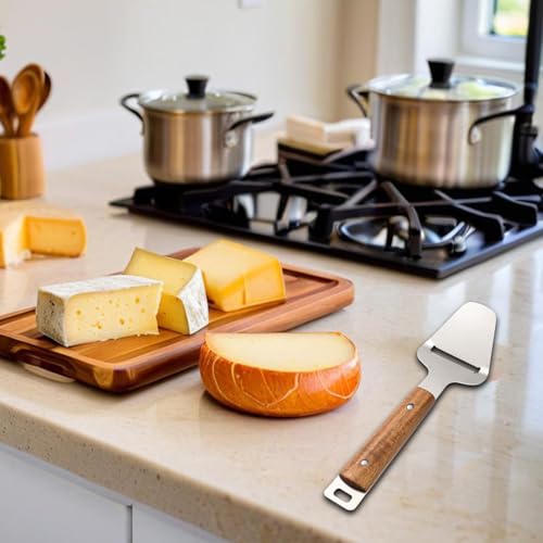Image of Cheese Slicers for Block Cheese, Handheld Plane Butter Cutter for All Types Of Cheeses, Non Stick Cheese-Peeler Stainless Steel, Durable Kitchen Cooking