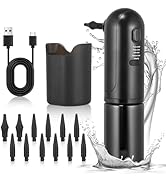 Electric Ear Wax Removal Kit, Water Powered Ear Cleaner, Ear Cleaner Irrigation Tool with 12 Reus...