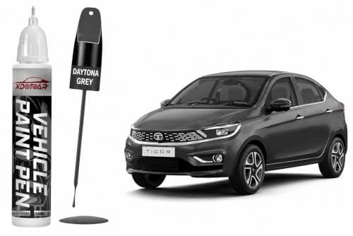 Image of xdotoar Car Touch Up Paint Pen for Tata TIGOR DAYTONA GREY | Factory Color Matched 2K Paint Technology | Car Scratch Remover & Paint Chip Repair | Quick Dry Formula | Rust Protection | 18ml