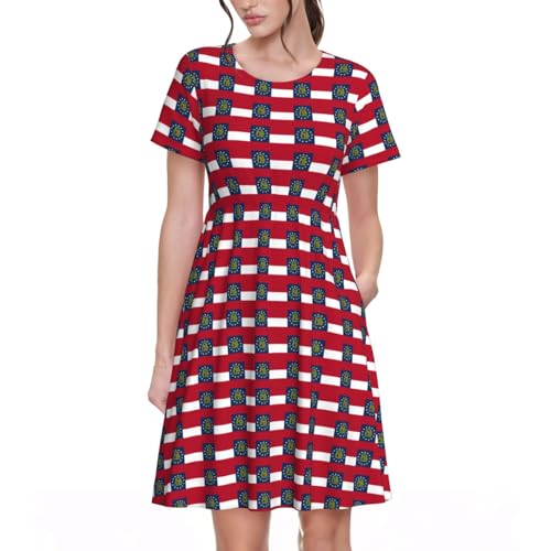 Robe d'ete decontractee Georgie pour femme evitant la chaleur estivale