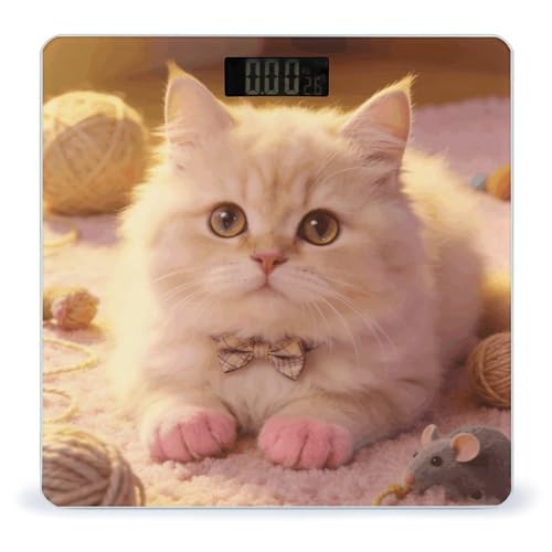 Báscula Digital Fluffy Paws Sweetheart para Baño 400 lb