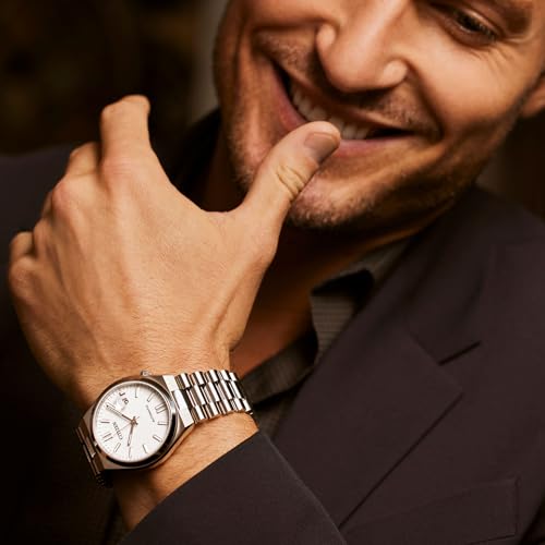 Image of CITIZEN Men's Eco-Drive Zenshin Three-Hand White Dial Super Titanium Watch 39mm - AW0130-85A