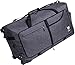 Borsone con ruote - Borsone pieghevole da viaggio 80L 100L 120L Large Rolling Duffel Bag da 30 pollici da viaggio - Borsone pieghevole con rulli, Inverno Neve Nero, 100L