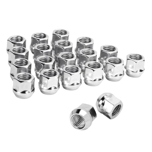 ���O�i�b�g M14x1.5 ���� 21mm �V���o���[�h �^�z C K2500 �T�o�[�o�� �V�G�� ���[�R�� RAM 2500 3500 F250 �ɑΉ�(Color Name: sliver 20pcs)