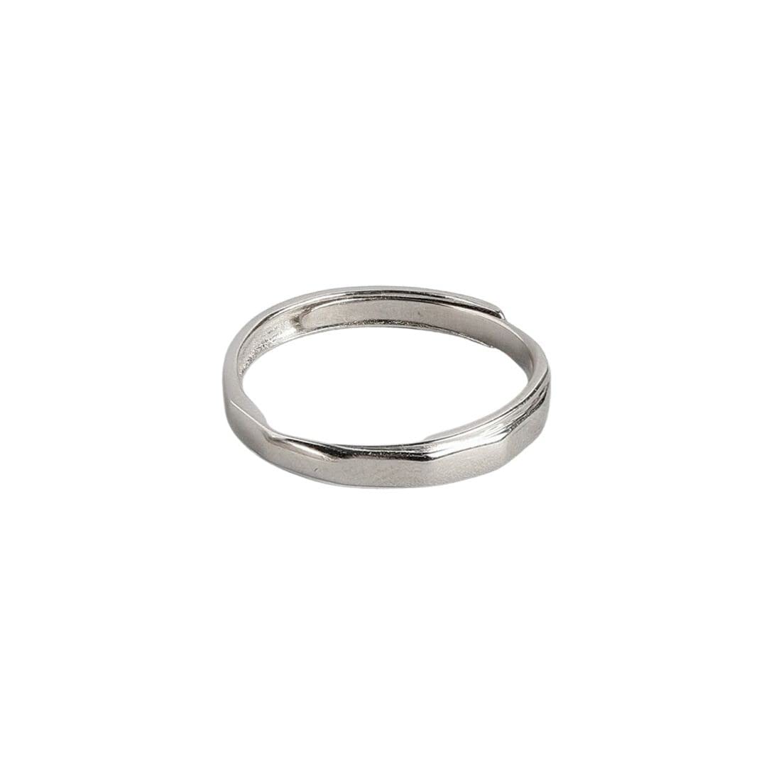 zavya 925 Sterling Silver Rhodium Plated Modest Minimalistic Ring for Men | Gift for Men and Boys | With Certificate of Authenticity and 925 Hallmark-picture-21