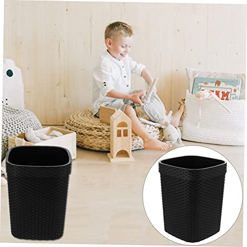 Caneca de basura de plástico GLEAVI patrón tejido 1.3 lb miniatura 6
