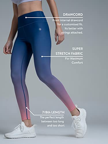 Image of CULT Women's Solid Polyester 4-Way Stretch, AbsoluteFit Training Tights, Moisture-Wicking, Leggings for Sports, Gym, Active Wear