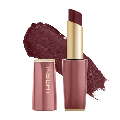 Image of INSIGHT Pure Matte Lipstick - DM Drama| High Pigment, Long Lasting Smooth Matte Finish | Enriched with Vitamin E & Coconut Oil - 3.3 g