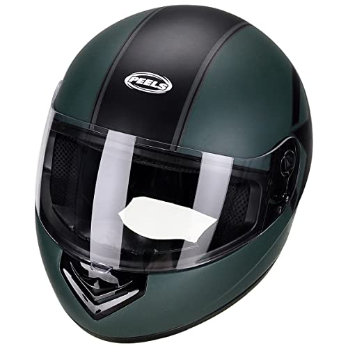 Capacete Fechado Moto Peels Spike Army Verde Militar Fosco com Preto 56