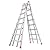 Little Giant Ladders, SkyScraper, M15, 8-15 foot, Stepladder, Aluminum, Type 1A, 300 lbs weight rating, (10109)