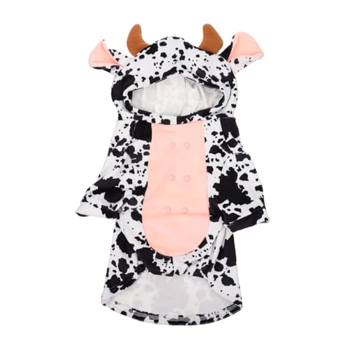 Disfraz de vaca para perro Beaupretty talla S