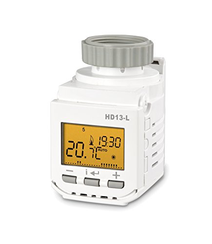 Thermostat de radiateur électrique programmable hd13 L pour salon