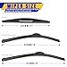 3 wipers Replacement for Mazda 3 2014-2018, Windshield Wiper Blades Original Equipment Replacement - 24
