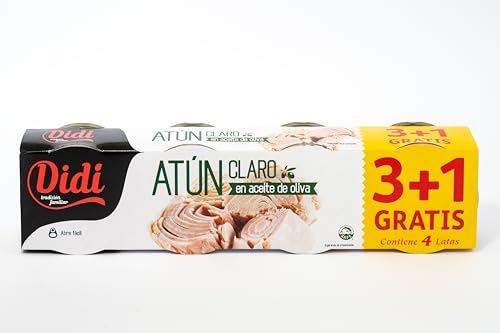 DIDI ATUN CLARO ACEITE OLIVA PAC-3 + 1 4X70GR