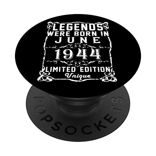 Cumpleaños Junio 1944 Edición Limitada Regalo Legend June PopSockets PopGrip Intercambiable