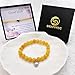 SNXPPFDC Good Luck Bracelets for Women, Citrine Bracelet for Protection, Handmade String Bracelet, Healing Crystal Bead Heart Charm Friendship Bracelets, November Birthstone (Citrine, Good Luck)