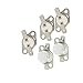 Aexit 5 Pcs Thermostats & Accessories KSD301 2 Terminal NC 250V 10A 200C Temperature Control Accessories Thermostat Switch