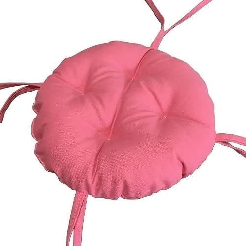 ���O�p �ی^�`�F�A�N�b�V���� ���a��40cm�i16�C���`�j ? �h�� �p�e�B�I�E�r�X�g���p�V�[�g�N�b�V���� �Œ�Ђ��t�� ? ����Ŋ���~�ߎd�l�A�֎q�E�X�c�[���E�L�b�`���E�_�C�j���O�ɑΉ�(Pink,25cm(10inch))